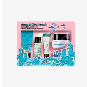 New in box never opened 4 piece set Belif Aqua & Cica bomb